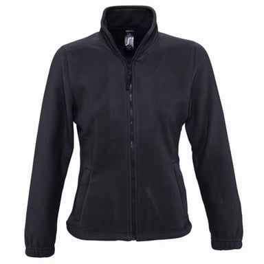 SOLS Womens/Ladies North Fleece Jacket (Black)