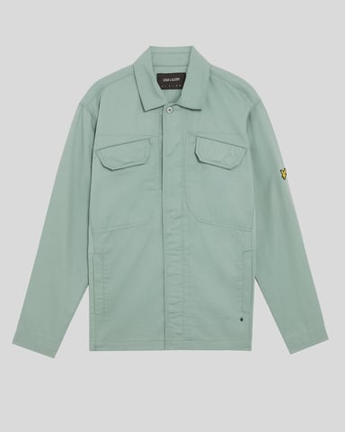 Multi Pocket Full Zip Overshirt