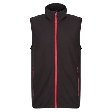 Regatta Mens Navigate Fleece Gilet (Black/Classic Red)