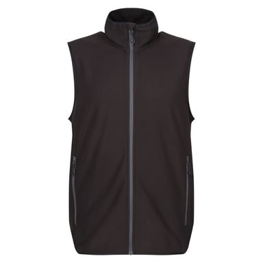Regatta Mens Navigate Fleece Gilet (Black/Seal Grey)