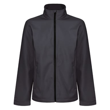 Regatta Mens Ablaze Printable Soft Shell Jacket (Seal Grey/Black)