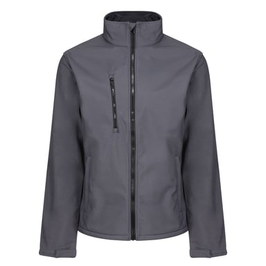 Regatta Mens Ablaze Softshell 3 Layer Soft Shell Jacket (Seal Grey/Black)