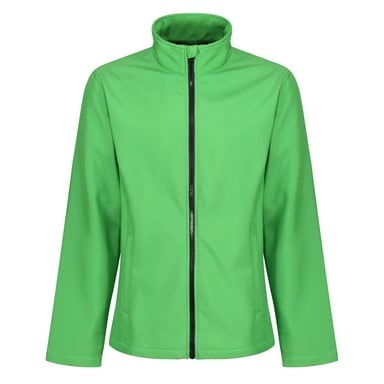 Regatta Mens Ablaze Printable Soft Shell Jacket (Extreme Green/Black)