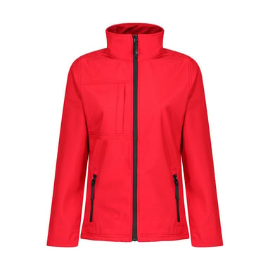 Regatta Womens/Ladies Octagon II Soft Shell Jacket (Classic Red/Black)