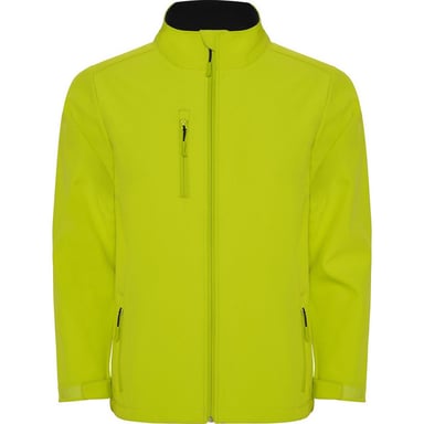 Roly Mens Nebraska Soft Shell Jacket (Lime Punch)