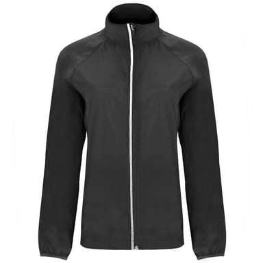 Roly Womens/Ladies Glasgow Packaway Slim Windbreaker (Black)