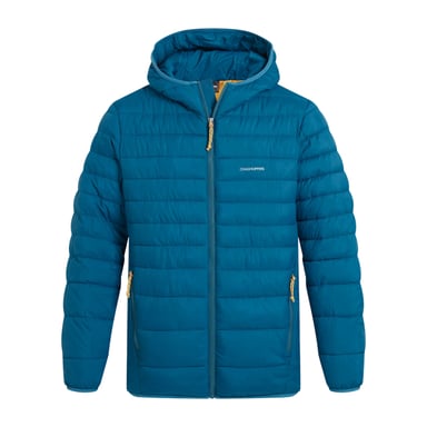 Craghoppers Mens Compresslite IX Hooded Padded Jacket (Coastal Blue)