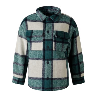 Minoti Boys Wool Blend Padded Jacket (Green)