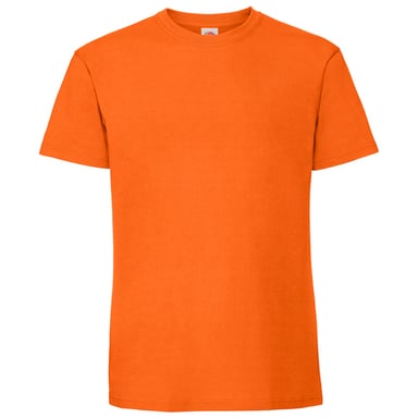 Fruit of the Loom Unisex Adult Iconic 195 T-Shirt (Orange)