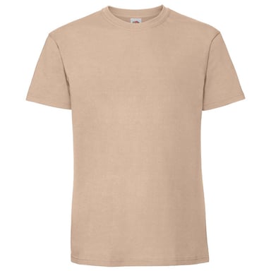 Fruit of the Loom Unisex Adult Iconic 195 T-Shirt (Desert Sand)