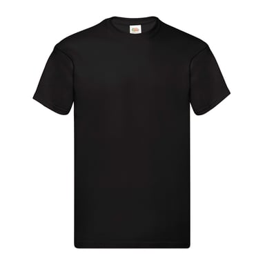 Fruit of the Loom Unisex Adult Original Cotton T-Shirt (Black)