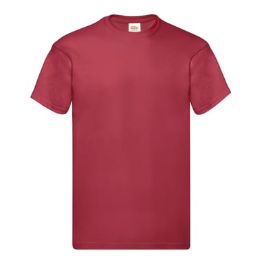 Fruit of the Loom Unisex Adult Original Cotton T-Shirt (Brick Red)