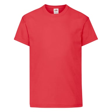 Fruit of the Loom Childrens/Kids Original T-Shirt (Red)