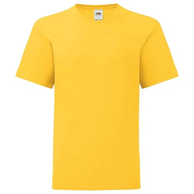 Fruit of the Loom Childrens/Kids Iconic T-Shirt (Sunflower)
