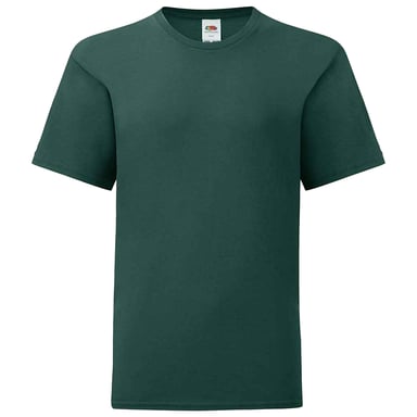 Fruit of the Loom Childrens/Kids Iconic T-Shirt (Forest Green)
