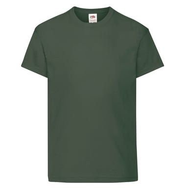 Fruit of the Loom Childrens/Kids Original T-Shirt (Bottle Green)