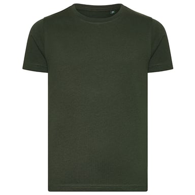 Ecologie Childrens/Kids Cascades Plain Organic T-Shirt (Bottle Green)
