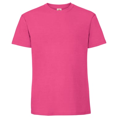 Fruit of the Loom Unisex Adult Iconic 195 T-Shirt (Fuchsia)