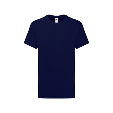 Fruit of the Loom Childrens/Kids Iconic 195 T-Shirt (Deep Navy)
