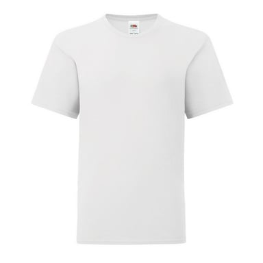 Fruit Of The Loom Childrens/Kids Iconic 150 Plain T-Shirt (White)