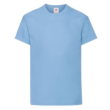 Fruit of the Loom Childrens/Kids Original T-Shirt (Sky Blue)