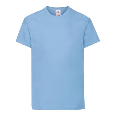 Fruit of the Loom Childrens/Kids Original T-Shirt (Sky Blue)