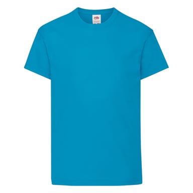 Fruit of the Loom Childrens/Kids Original T-Shirt (Azure Blue)