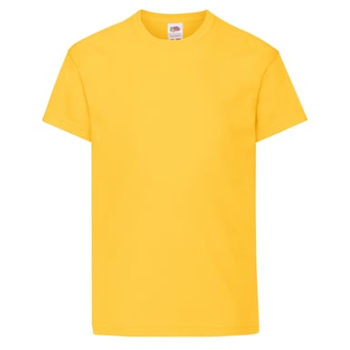 Fruit of the Loom Childrens/Kids Original T-Shirt (Sunflower)