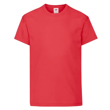 Fruit of the Loom Childrens/Kids Original T-Shirt (Red)