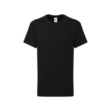 Fruit of the Loom Childrens/Kids Plain T-Shirt (Black)