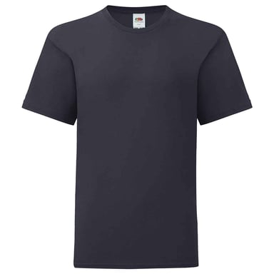 Fruit of the Loom Childrens/Kids Iconic T-Shirt (Deep Navy)