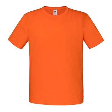 Fruit Of The Loom Childrens/Kids Iconic 150 Plain T-Shirt (Orange)