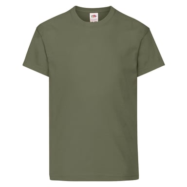 Fruit of the Loom Childrens/Kids Original T-Shirt (Classic Olive)