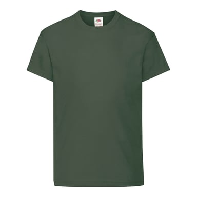 Fruit of the Loom Childrens/Kids Original T-Shirt (Bottle Green)