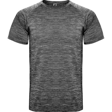 Roly Childrens/Kids Austin Heather Sports T-Shirt (Black Melange)