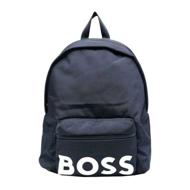 Boss Logo Backpack (Navy Blue)