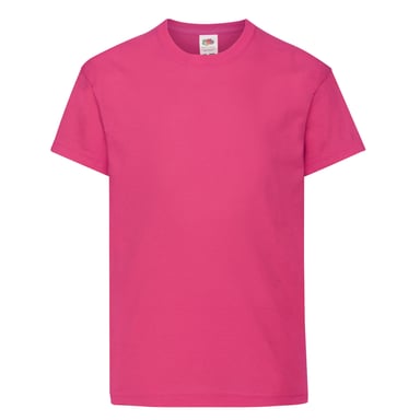 Fruit of the Loom Childrens/Kids Original T-Shirt (Fuchsia)