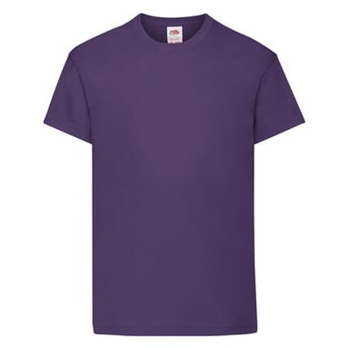 Fruit of the Loom Childrens/Kids Original T-Shirt (Purple)