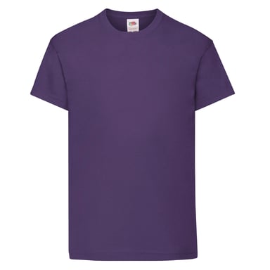 Fruit of the Loom Childrens/Kids Original T-Shirt (Purple)
