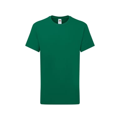 Fruit of the Loom Childrens/Kids Iconic 195 T-Shirt (College Green)