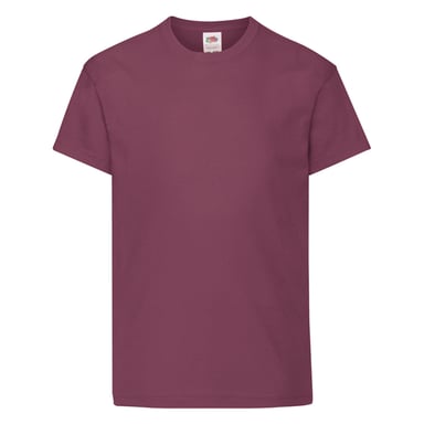 Fruit of the Loom Childrens/Kids Original T-Shirt (Burgundy)