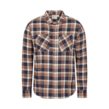 Mountain Warehouse Mens Maine Flannel Long-Sleeved Shirt (Tan)