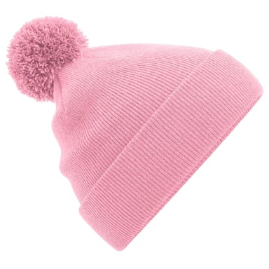 Beechfield Originele Pom Pom muts (Schemerig Roze)