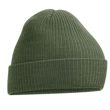 Beechfield Polylana Ribbed Beanie (Olive Green)
