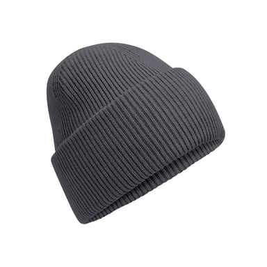 Beechfield Unisex Adult Classic Engineered Crown Beanie (Graphite Grey)