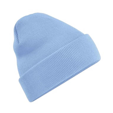 Beechfield Unisex Adults Original Cuffed Beanie (Sky Blue)