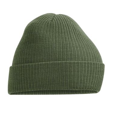Beechfield Polylana Ribbed Beanie (Olive Green)
