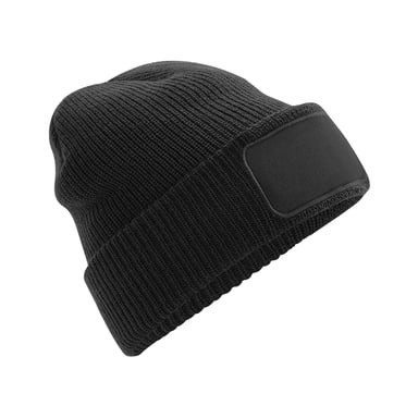 Beechfield Unisex Adults Thinsulate Printer Beanie (Black)