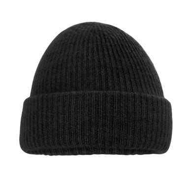 Beechfield Cosy Ribbed Beanie (Black Marl)