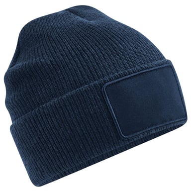 Beechfield Thinsulate Removable Patch Beanie (French Navy)